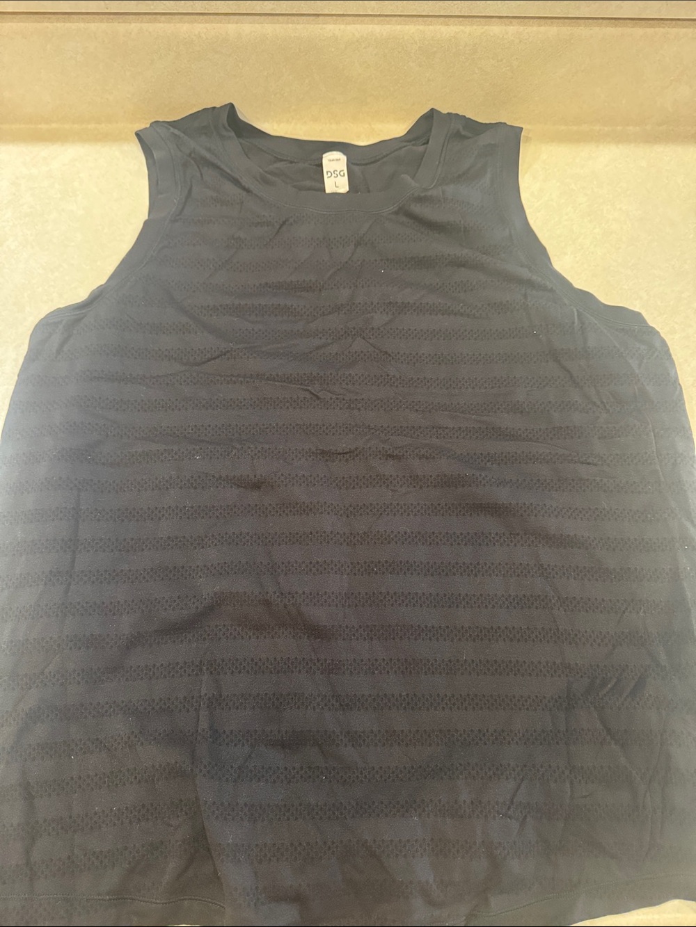 DSG Black Striped Tank Top